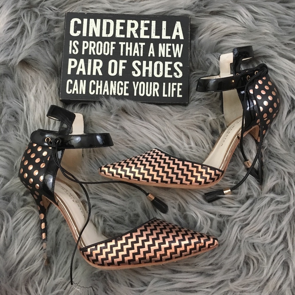 Sophia Webster for J. Crew pippa polka dot d'orsay heels
